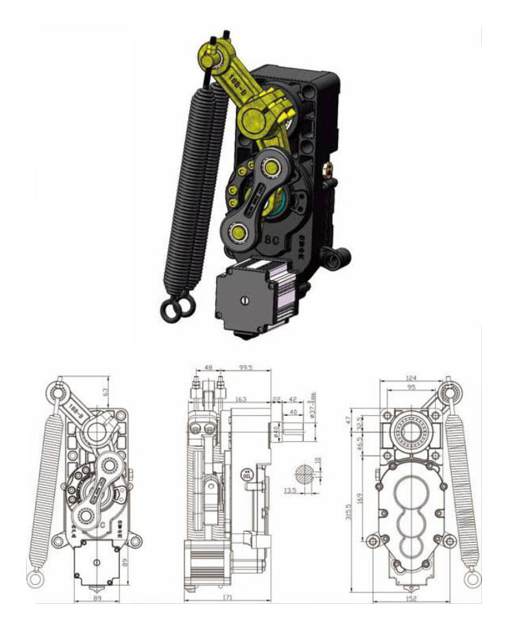 Automatic Barrier Gate Mechanism