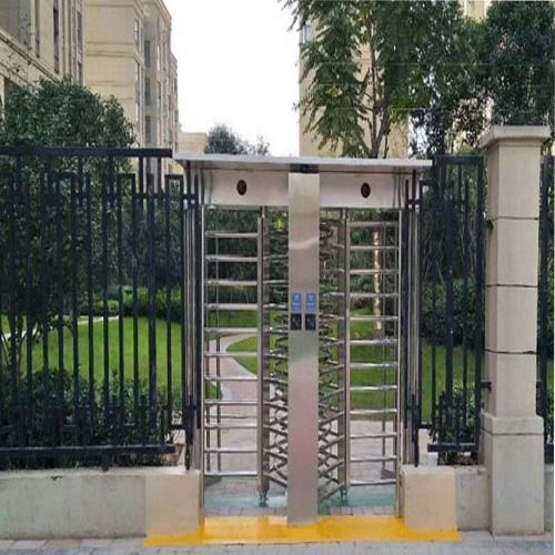 Full Height Motorized Turnstile for Residential Area