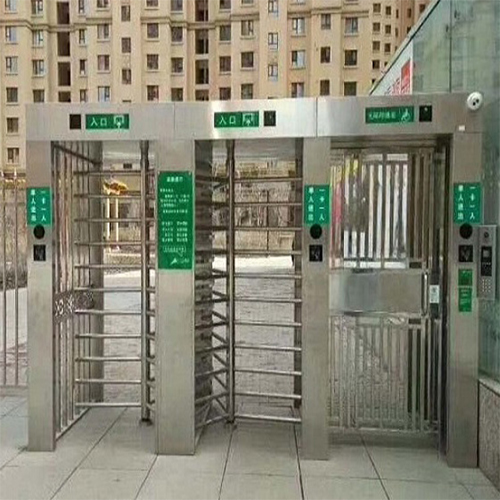 3-lane Full Height Electric Turnstile for Residential Area