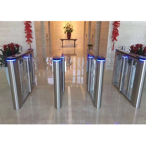 Biometric Control High Speed Gate Turnstile  for High Rise Building Entrance