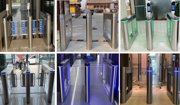 Access Control Turnstile Swing Barriers