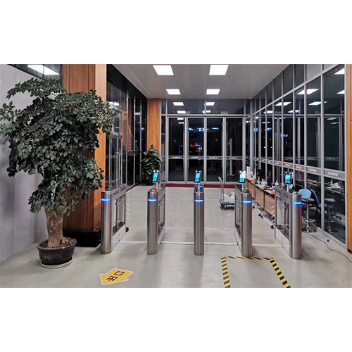 Biometric Turnstile Swing Gate for Office Building