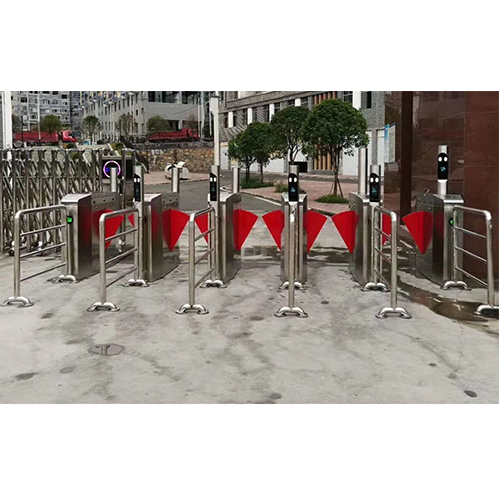 Waist High Flap Optical Turnstile for Office Building