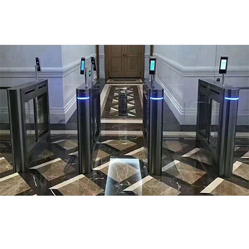 Speedlane Swing Optical Turnstile for Office Building