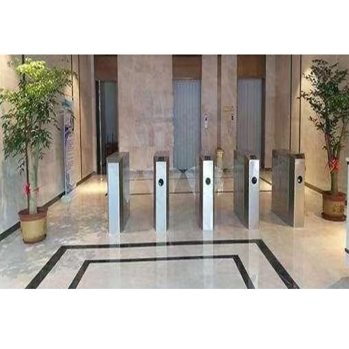 Retractable Barrier Wing Optical Turnstile for Office Lobby