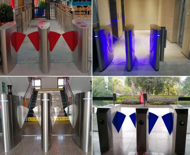 Automatic Pedestrian Flap Barrier Gates