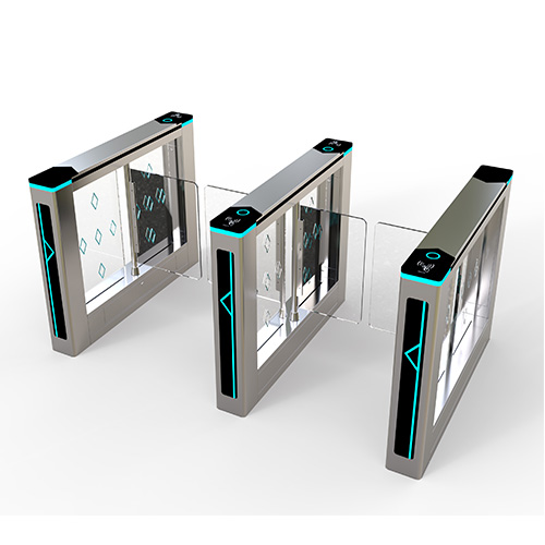 Swing Arm Optical Turnstile Design - Security Swing Turnstile Gate - Touchless Turnstile