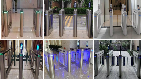 Swing Arm Optical Turnstile - pedestrian turnstile swing gate - pedestrian turnstile