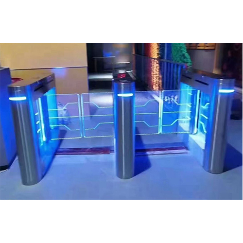 Swing Arm Optical Turnstile for Company Foyer