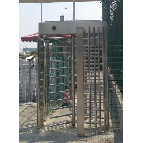 Tandem Full Height Turnstile for Construction Site