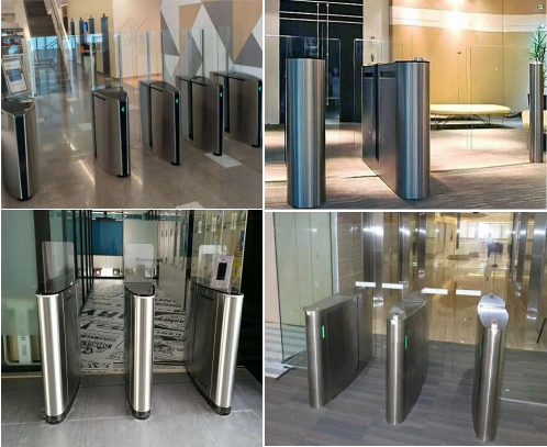 Entrance Control Sliding Gate Turnstile - Optical Security Gate Barrier Sliding Core Turnstile