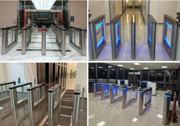 Optical Swing Turnstile - Waist High Swing Turnstile - Access Turnstile